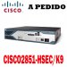 Cisco Router CISCO2851-HSEC/K9 Cisco 2800 Router Security Bundle, 2851 Bundle w/AIM-VPN/SSL-2, Adv. IP Serv, 10 SSL lic, 128F/512D