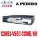 Cisco Router C2851-VSEC-CCME/K9 Cisco 2800 Router Voice Security Bundle, 2851 VSEC Bundle w/PVDM2-48, FL-CCME-100, AdvIPServ, 128F/512D