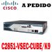 Cisco Router C2851-VSEC-CUBE/K9 Cisco 2800 Router Voice Security Bundle, 2851 VSEC Bundle w/PVDM2-48, FL-CUBE-125, AVS, 128F/512D