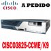 Cisco Router CISCO3825-CCME/K9, Cisco 3800 Router CCME Voice Bundle, 3825 Voice Bundle w/ PVDM2-64, FL-CCME-175, SP Serv, 128F/512D