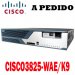 Cisco Router CISCO3825-WAE/K9, Cisco 3800 Router WAE Bundle, 3825, NME-WAE-502/K9, WAAS Trans, AdvSec, 128F/512D