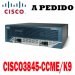 Cisco Router CISCO3845-CCME/K9, Cisco 3800 Router Voice Bundle, 3845 Voice Bundle w/ PVDM2-64, FL-CCME-250, SP Serv, 128F/512D