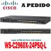 Cisco Switch Catalyst WS-C2960X-24PSQ-L, Catalyst 2960-X Switch, Catalyst 2960-X 24 GigE PoE, 2 x 1G SFP, 2 X 10/100/1000 BT, LAN Base, Layer 2, POE 24, Ports 10G, Uplink