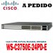 Cisco Switch Catalyst WS-C3750E-24PD-E, Cisco Catalyst 3750-E Series Switch, Catalyst 3750E 24 10/100/1000 PoE+2*10GE(X2), 750W, IPS s/w, Layer 3, POE, 24 Ports, Stackable, 10G Uplink