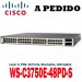 Cisco Switch Catalyst WS-C3750E-48PD-S, Cisco Catalyst 3750-E Series Switch, Catalyst 3750E 48 10/100/1000 PoE+2*10GE(X2), 750W, IPB s/w, Layer 3, POE, 24 Ports, Stackable, 10G Uplink