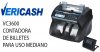 Vericash VC3600N, CONTADORA DE BILLETES PARA USO MEDIANO, CONTADORA COMERCIAL CON DETECCION UV/MG/DD/IR Y PANTALLA AUXILIAR, USO DE OFICINA