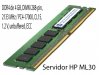 HPE 805667-B21, Memoria DDR4 de 4 GB, DIMM 288-pin, 2133 MHz / PC4-17000, CL15, 1.2 V, unbuffered, ECC, para Servidor HP ML30, Garantía 12 MESES