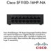 Cisco Small Office SF110D-16HP-NA,Small Business SF110D-16HP,Switch, unmanaged, 16 RJ-45 para 10BASE-T/100BASE-TX, 8x10/100 + 8 x 10/100 (PoE), de Solo 8 puertos son PoE, Fácil Uso y Configuración Sencilla, Costos de Energía reducido, 3,2 Gbps