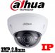 Dahua DH-IPC-HDBW1320EN-0280B, CAMARA IP Gama Economica tipo DOMO METALICA / PLASTICA, 3MP, 1/3” CMOS, LENTE 2.8MM, DWDR, DÍA/NOCHE (ICR), AWB, AGC, BLC, 3D-DNR, IR 30M, IP67, IK10, 12V 1A, POE(802.3AF), ONVIF, CGI