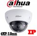 Dahua DH-IPC-HDBW1420EN-0280B, CAMARA IP Gama Economica tipo DOMO METALICA / PLASTICA, 4MP, 1/3” CMOS, LENTE 2.8MM, DWDR, DÍA/NOCHE (ICR), AWB, AGC, BLC, 3D-DNR, IR 30M, IP67, IK10, 12V1A POE(802.3AF), ONVIF, CGI