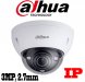 Dahua DH-IPC-HDBW2320RN-ZS, CAMARA IP Gama Economica tipo DOMO METALICA, 3MP, 1/3” CMOS, LENTE MOTORIZADO 2.7-12MM DWDR, DÍA/NOCHE (ICR), AWB, AGC, BLC, 3D-DNR, IR 30M, IP67 IK10, 12V 1A POE(802.3AF), SLOT MICRO SD
