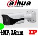 Dahua DH-IPC-HFW4431EN-S-S2-036, CAMARA Gama Media tipo BALA IP 4MP, 3.6MM, H.265&H.264 triple-stream encoding, 25/30fps@4M (2688×1520), Smart Detection supported, Micro SD memory, IP67, PoE, Multiple network monitoring: Web viewer, CMS(DSS/PSS) & DMSS