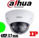 Dahua DH-IPC-HDBW2431RN-ZS, CAMARA IP Gama Media tipo DOMO METALICA, 4MP, 1/3” CMOS, LENTE MOTORIZADO 2.7-12MM, DWDR, DÍA/NOCHE (ICR), AWB, AGC, BLC, 3D-DNR, IR 30M, IP67, IK10, 12V 1A, POE(802.3AF), SLOT MICRO SD