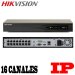 HikVision DS-7616NI-E1, GRABADOR IP Gama Media DE 16 Canales, 1 Entr. DE AUDIO BIDIRECCIONAL, H264+, MAX 4TB, LIVE VIEW/ PLAYBACK: 6MP , DECO.5-CH@1080P, A.DE BANDA: EN.160MBPS/ SA.80MBPS, HDMI, VGA, RJ-45, ONVIF