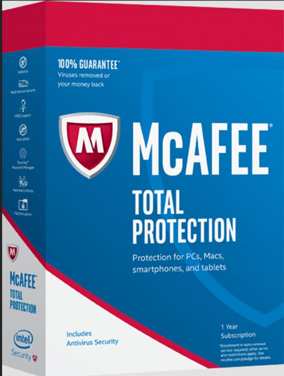McAffe Total Protection 2016, 3PCs 1Año