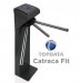 Topdata Catraca FIT, Molinete Electrónico con lector de huella y proximidad, Diseño con líneas sofisticadas, Comunicación por Red TCP/IP, Pedestal de acero, cabezal de PVC Resistente