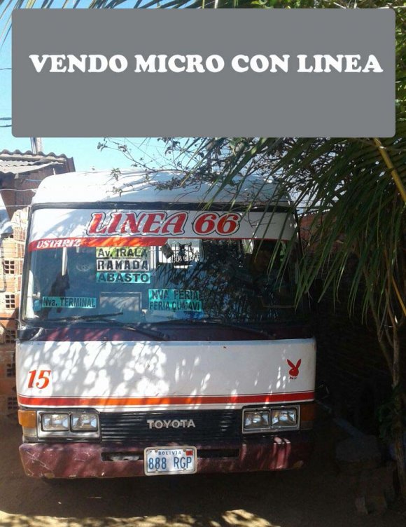 Vendo Micro Toyota coaster mod 88, motor 14b en excelente funcionamiento con linea incluida de La linea 66, *** 22.000 Dolares *** baratisimo para q se venda rapido, Acepto movilidad en parte de pago, Mejor si es camioneta