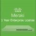 Meraki MS220-24P LIC-MS220-24P-1YR, LICENCIA PARA EQUIPO MS220-24P CISCO MERAKI, Enterprise License and Support, 1 Year