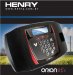 Henry Orion 5 SF 300, Reloj de Huella USB, Lector de Huellas con capacidad de registro de hasta 300 huellas, Cartucho USB con capacidad de hasta 16,000 registros, Cartucho expansible para hasta 65,000 registros, Autonoma sin energa de 6 horas