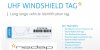 Nedap Tag UHF para Parabrisas, (Precio por 20 unidades) Etiqueta Parabrisas tipo UHF, Pasiva EPC Gen2, Leda hasta 5 metros, Flexible, delgada y Autoadhesiva