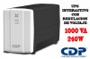 CDP R-UPR1008I, UPS RESPALDO 1000 VA/410 W UPS INTERACTIVO CON REGULACION DE VOLTAJE, 4 SUPRESORES DE PICO, 4 TOMAS DE RESPALDO, PANTALLA LED, TIEMPO DE RESPALDO 30 MIN (1PC)