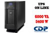 CDP UPO22-6i, CE Rohs, UPS DE RESPALDO ON LINE, 6000 VA / 5400 W FUNICION OPCIONAL APAGADO DE EMERGENCIA /TRANSFORMADOR DE AISLAMIENTO/CONMUTADOR MANUAL DE MANTENIMIENTO/BLOCK DE TERMINALES