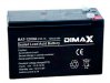 DIMAX BAT-12V9A, BATERIA SECA RECARGABLE, 12VOLTIOS  9AMPERES, IDEAL PARA UPS ON LINE E ITERACTIVOS, SISTEMAS DE RESPALDO