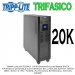 Tripp Lite SVT20KX, UPS SmartOnline Serie SVTX  Trifásico de Doble Conversión En Línea de 20kVA 18kW 380/400/415V, Torre, Autonomía Extendida, Opción SNMP