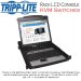 Tripp Lite B020-U08-19-IP, KVM de consola NetDirector de 8 puertos para instalación en 1U de Rack con LCD de 19” y acceso IP remoto