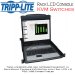 Tripp Lite B020-U08-19-K, NetDirector 8-Port 1U  Rack-Mount Console KVM Switch with 19-in. LCD + 8 PS2/USB Combo Cables