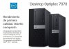 DELL PC OPTIPLEX 7070 MT 260W PT7070M002, Desktop, 9th GEN, Intel Core i7 9700 (3GHz up to 4.7, 12MB,8C), Ram 16, Disco Duro 2TB, AMD Radeon RX 550, 4GB, DVD +/- RW, WIFI Dual/BT5.0, TPM, vPRO, Win.10 Prof. 64-BIT, Teclado y Mouse