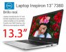 DELL Inspiron 13-7380 SILVER 7HXW7, Laptop Intel Core i7-8565U (4C,1.8GHZ to 4.6G, 8mb), 8GB DDR4 2400, Disco Duro 256GB SSD, 13.3”FHD(1920x1080), 38Whr 3-Cell Batt, Windows 10 Home, WIFI+BT, HDMI
