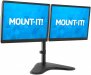 Manhattan 461559, Soporte para dos monitor, colocación sobre el escritorio, movimiento con brazos de doble articulació Soporta dos monitores LCD de 13” a 32”, hasta 8 kg, negro