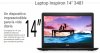 Dell Inspirion 3481 Black CYFTX, 7th Gen Intel® Core™ i3-7020U (3MB Cache, 2.30 GHz), 4GB RAM, 1TB Disco Duro, 14” HD(1366x766) Intel(R) UHD Graphics 620, WIFI+BT, HDMI, 10/100MBPS, CARD READ, NO Optical Drive, Windows 10 Home, 64bit