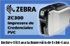 ZEBRA ZC32 (DOBLE CARA), Impresora de Tarjetas Profesionales Incluye Kit Impresión en Doble Cara, Nueva generación, 900 tjta mono / 200 tjtacolor YMCKO x hora, Capacidad de incorporar marcas de seguridad en el momento, USB y lan