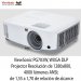 ViewSonic PG703W, WXGA DLP Projector Resolución de 1280x800, 4000 lúmenes ANSI; de 1,55 a 1,70 de relación de alcance