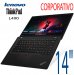 Lenovo ThinkPad L490 20Q5S0BN00, Laptop CORPORATIVO, Intel CORE i7-8565U 1.8G 4C, 8GB RAM, 500GB, 14” HD TN AG 220N, INTEGRATED GRAPHICS, Intel 9260 2x2AC+BT vPro, WebCam y Mic, Bat 3CELL, 45WH, Teclado Español y Mouse USB, Windows 10 Profesional
