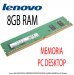Lenovo 8GB 44X70R38787, MEMORIA LENOVO 8GB DDR4 2666MHz UDIMM Para PC Desktop