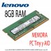 Lenovo 8GB 4X70M60574, MEMORIA LENOVO 8GB DDR4 2400MHz SoDIMM P/portatil - Tiny y AIO