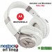 Motorola Pulse Max, Los auriculares con Microfonos, combinan el rendimiento de calidad de estudio que espera con un diseo liviano que es elegante y cmodo. Cascos Acolchados en   Cuero. Un solo Plug Stereo. Dos Color Blanco