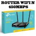 TP-Link TL-WR941HP, ROUTER WIFI ALTA POTENCIA N 450MBPS, 30dBm (1000mW), 450 Mbps, 3 antenas de 9dBi, 3 modos (Router/AP/Reptidor), Ctrl ancho banda, Firewall, 1 WAN/4LAN, WPS, WIFI ON/OFF, Hasta 900m2 de alcance