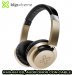 KlipXtreme AkoustikFX KHS-851GD, AUDFONOS CON CABLE, DORADO, Set de audfonos de alto rendimiento con cpsula de mando en lnea, Microparlantes de 40mm de alto rendimiento, Mxima comodidad con diadema ajustable y sper liviano, plegable