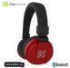 KlipXtreme KHS-620RD Fury, AUDFONOS CON MICRFONO Y TECNOLOGA INALMBRICA, ROJOS, Compatible con Bluetooth, Tiempo de reproduccin de 9 horas, Manos libres, Micrfono integrado, Diseo plegable, Diseo liviano.