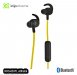 KlipXtreme KHS-633YL Atlhetik, AURICULARES DEPORTIVOS CON TECNOLOGIA INALMBRICA, NEGRO/AMARILLO, Bluetooth, Tiempo de reproduccin de 4 horas, Diseo resistente al sudor, Capsula de mando en linea, Puntas estabilizadoras.