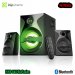 KlipXtreme KWS-640 BluFusion, SISTEMA DE PARLANTES DE 2.1 CANALES CON CONEXIN INALMBRICA, Bluetooth, 40 Watts, Entrada auxiliar, SD y USB, Control remoto, Sistema integrado 2.1 canales, Parl.ultragraves y Tecnologa DSP