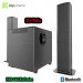 KlipXtreme KSB-260 Zynk, SISTEMA DE SONIDO CONVERTIBLE DE 2.1 CANALES CON CONEXIÓN INALÁMBRICA, Bluetooth, 200 Watts, Entrada óptica digital y de 3,5mm, Sonido envolvente, Sist.parl.2.1 canales, Puerto USB, Control remoto.