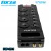 Forza FSP-1011, PROTECTOR DE SOBRETENSION CON ENCHUFES GIRATORIOS, 1750W, 220-240VAC, 11 Enchufes, 4 Tomacorrientes 180, RJ-11/45 protege la lnea  de telfono, fax, mdem y la red contra sobretensiones o cadas de voltaje