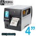 Zebra ZT411 (Red/Industrial), Soporta impresión de 4 pulgadas, 203 dpi, 356 mm/ seg, Ideal para Fábricas y Empresas de Transporte y Logística, opción de impresión de tags RFID, USB, RS232, Red Ethernet, Bluetooth 4.1
