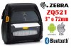 ZEBRA ZQ521, Impresora Portatil de 3 pulgadas o 72mm, termica de Alto Rendimiento, Bluetooth, IP54 de resistencia a múltiples caidas en concreto, iOS (iPad, iPhone, iPod), Android y Windows, Velocidad 127mm/seg