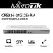 Mikrotik CRS326-24G-2S+RM, CLOUD ROUTER SWITCH, 24 PUERTOS GIGABIT, 2 PUERTOS SFP+, 1 SERIAL PORT, DUAL BOOT SwOS/ROUTEROS, CPU 800MHZ, RAM 512MB,  RACKEABLEABLE, 5 Licencias